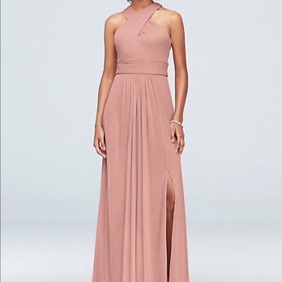 David's Bridal Dresses & Skirts - David’s Bridal HighNeck Bridesmaid Dress David's Bridal Dresses & Skirts - David’s Bridal HighNeck Bridesmaid Dress